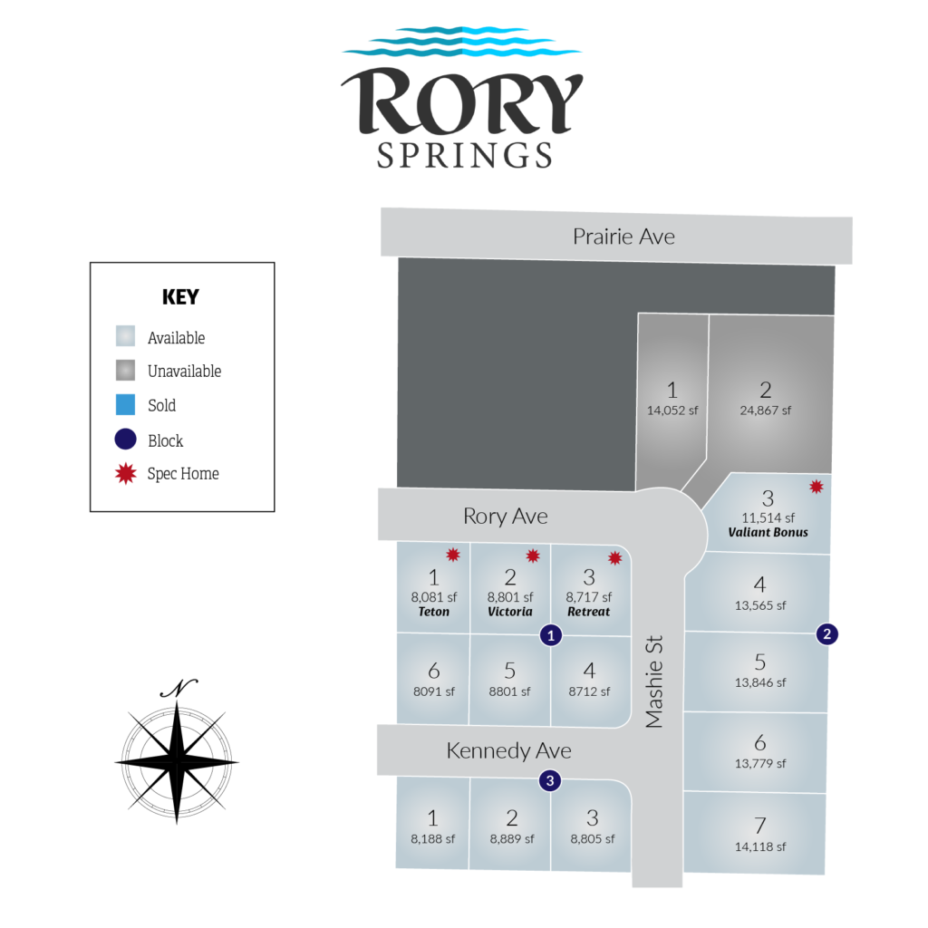rory springs post falls idaho map